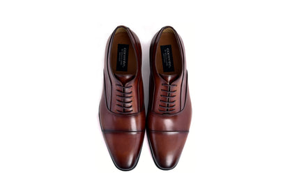 C0001106-6694 Cap toe lace up-Tan