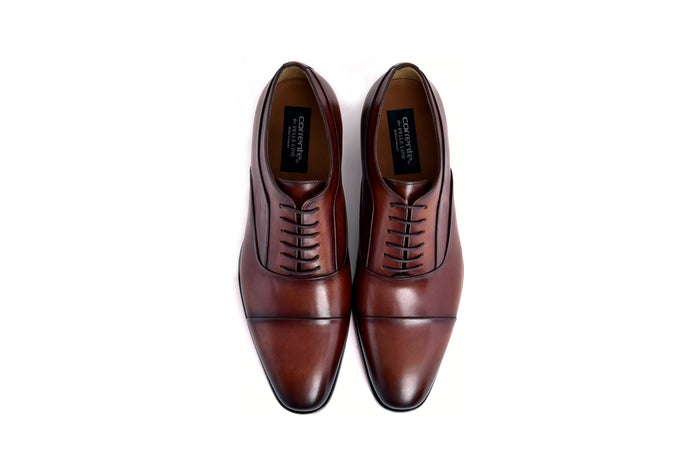 C0001106-6694 Cap toe lace up-Tan