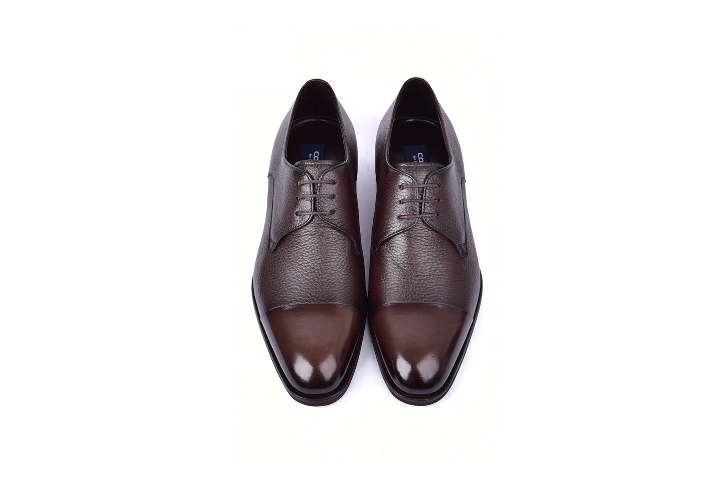 C001106-6793 Cap Toe Deer Skin- Brown