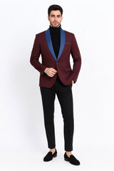 mens-burgundy-tuxedo-dinner-jacket-blazer-with-blue-satin-shawl-lapel-wedding-and-party-jacket