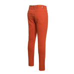 Jeans in Brick color, Skinny fit