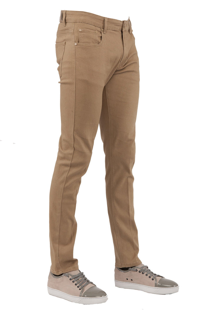 Jeans in Khaki color Skinny fit