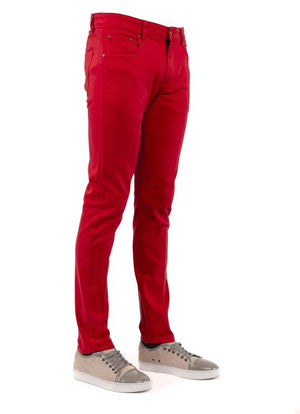 Skinny fit jeans in Red