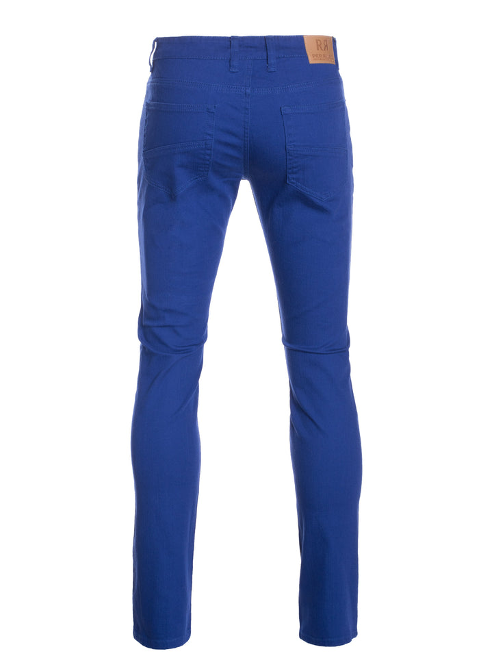 Skinny Jeans with tonal fabric, Royal Blue