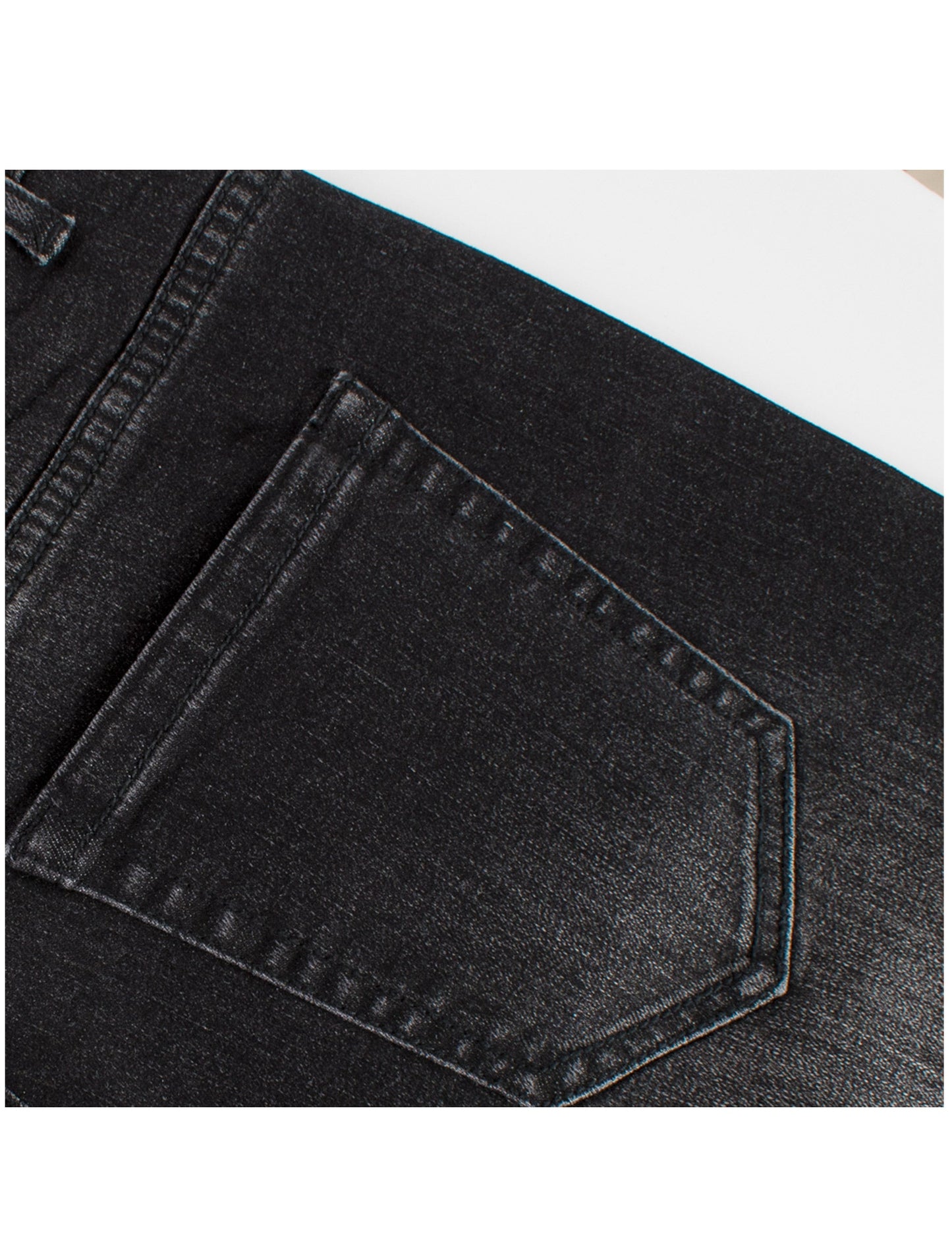 Tigger Motif on Skinny black denim