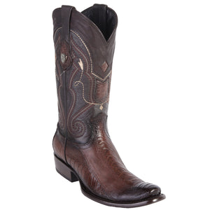 Ostrich Leg Mens Cowboy Boots Dubai Toe