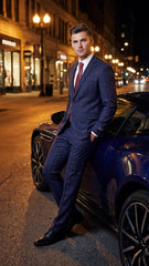 men-s-navy-blue-and-burgundy-checkered-two-piece-suit-plaid-windowpane-flat-front-pants-or-pleated-wide-leg-pants-100-wool