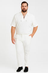 men-s-white-lace-up-renaissance-shirt-linen-fabric-short-sleeve-casual-pirate-peasant-top