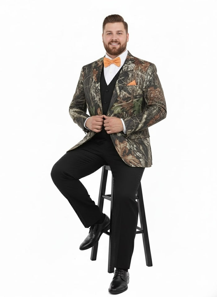 Mens Houndstooth Double-Breasted Overcoat  Classic Black and White Wool Blend Peacoat Wool Fabric