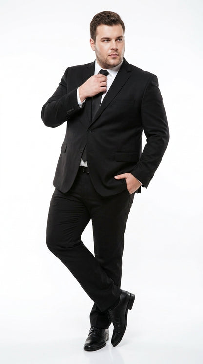 Men’s Black Men in Black Inspired Suit – Classic 2 Button Agent Style Formal Suit