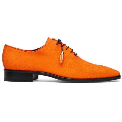 Marco Di Milano Rimini Orange Genuine Stingray Exotic Lace-Up Dress Shoes - view 3