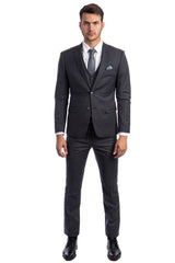 charcoal-grey-slim-fit-mens-suit-two-button-vested-solid-basic