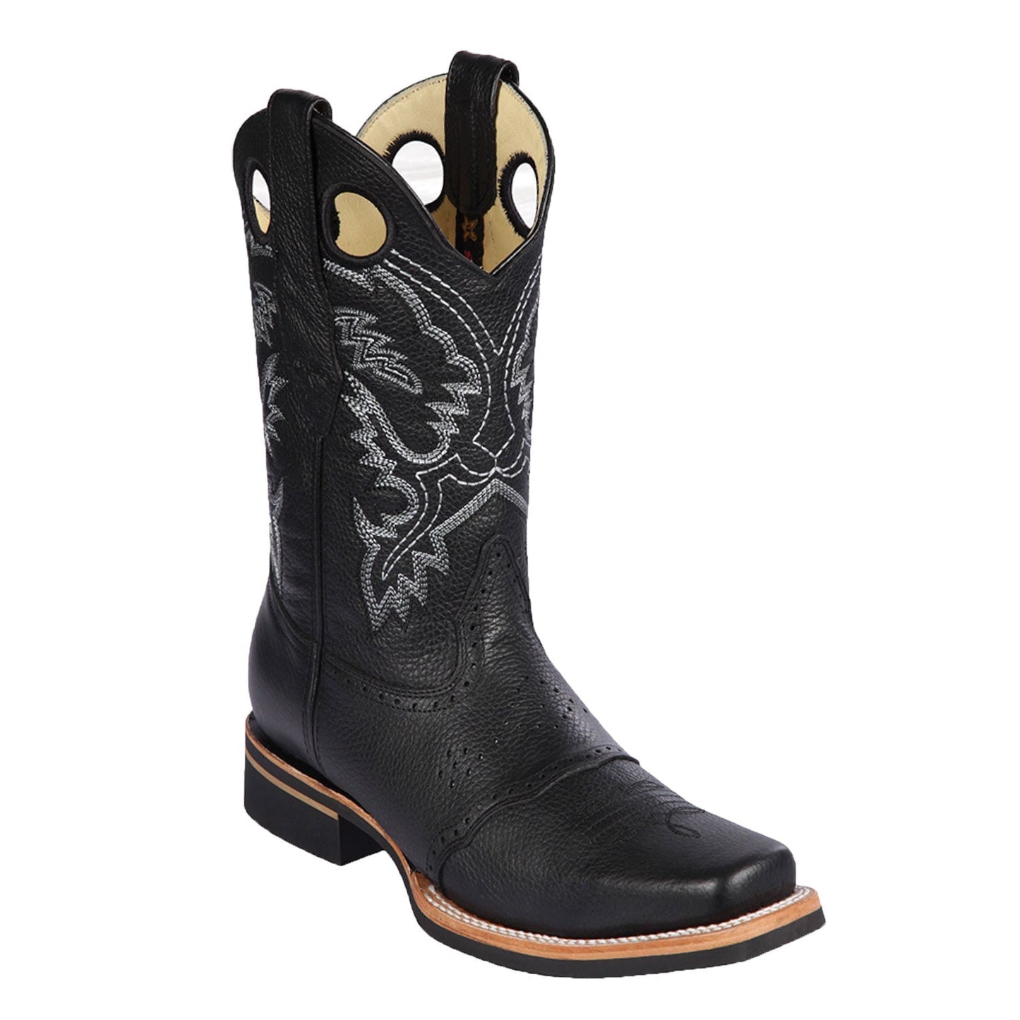 Botas de Cuero Horma Rodeo con Suela de Hule LAB-811C2705
