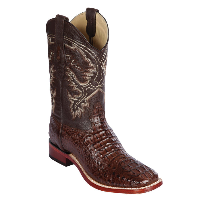 Hornback Caiman Square Toe Boots