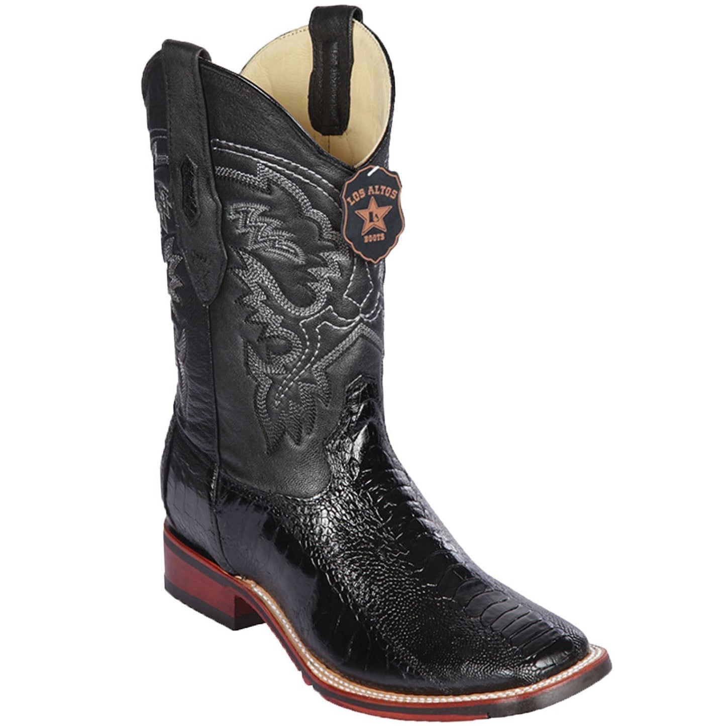 Botas de Avestruz Pata Horma Ranchera Suela TPU