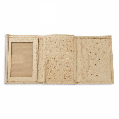 Smooth Ostrich Trifold