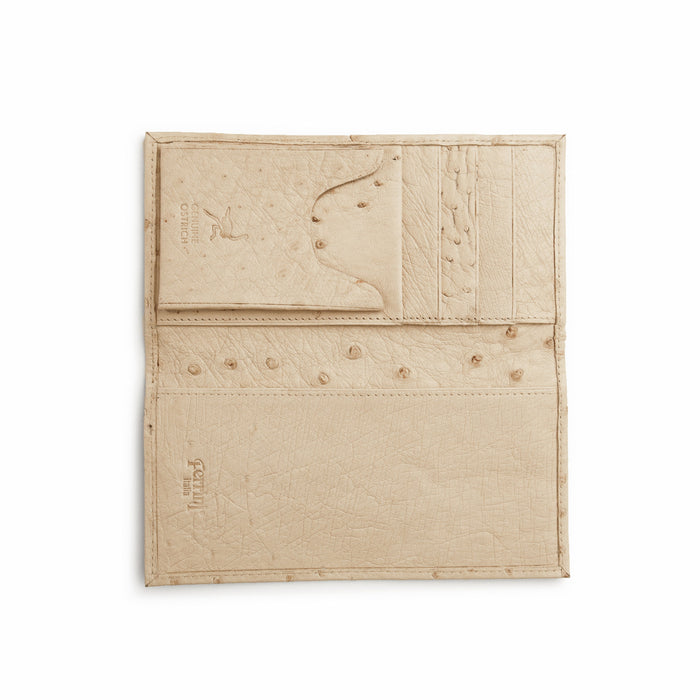 Full Quill Ostrich Checkbook