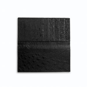 Full Quill Ostrich Checkbook