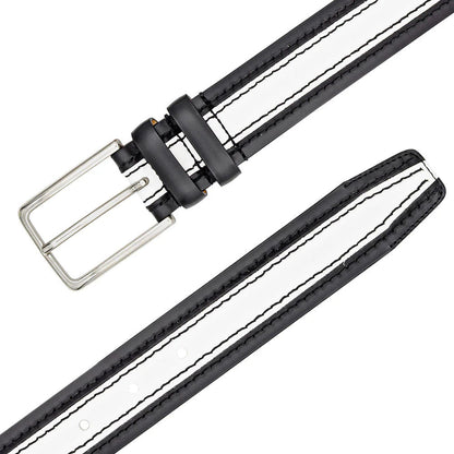 Mezlan Two-Tone Leather Belt