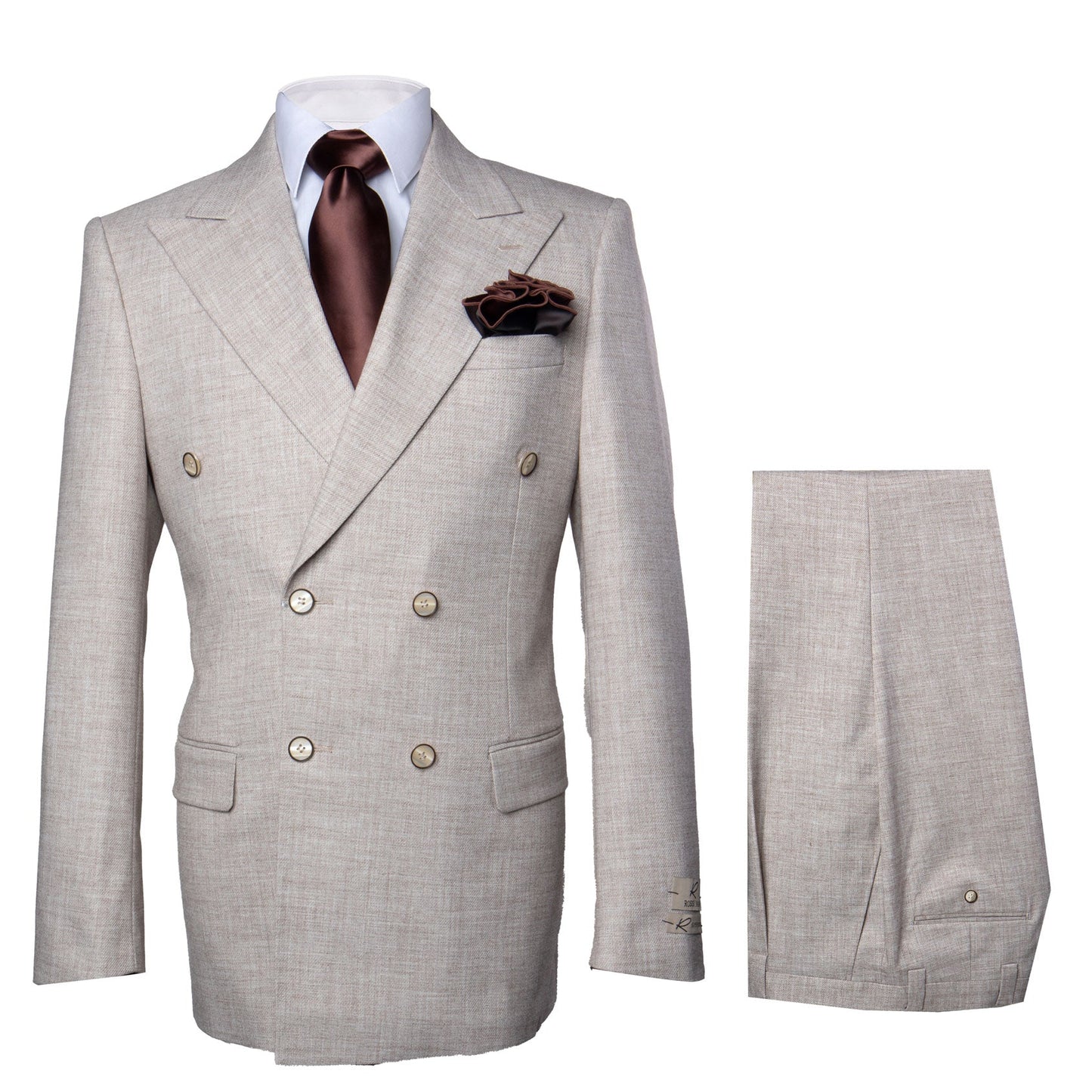 Rossi Man ARTHUR RM2306 Double-Breasted Suit ?? A Modern Classic for Men