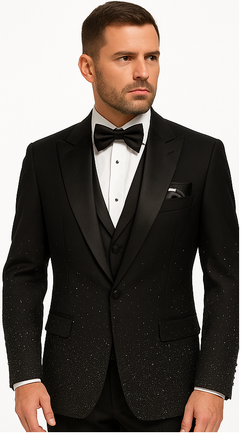 Menƒ??s Formal Tuxedo in Black ƒ?? After Six Classic Style