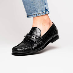 marco-di-milano-hugo-mens-shoes-black-stylish-exotic-alligator-horsebit-loafers