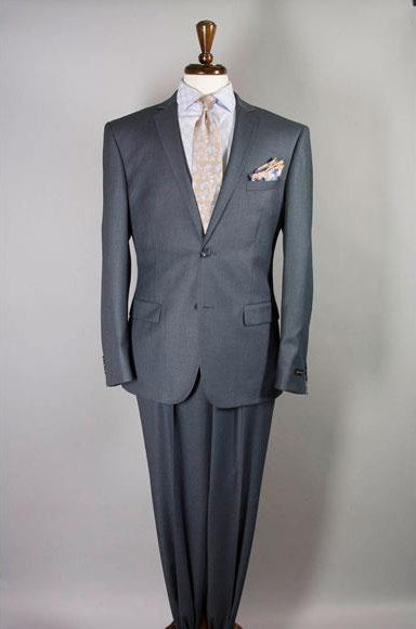 Any Color of your choice  Men's Slim Fit 2 Buttons Slate-Blue Suit  Free Shirt & Tie Package Combo ~ Combination