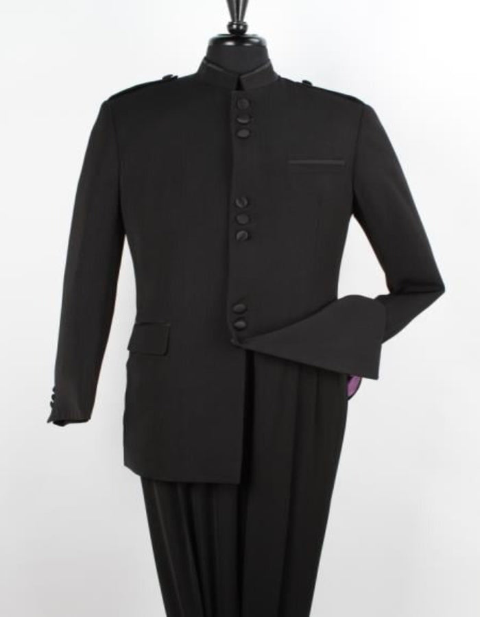 Apollo King Men's 2 Piece Nehru Style Suits - Mandarin Collar