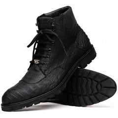 marco-di-milano-leoni-mens-shoes-oil-black-genuine-caiman-crocodile-rugged-boots