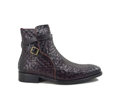 basket-weave-calfskin-buckle-boot