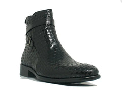 basket-weave-calfskin-buckle-boot
