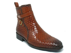 basket-weave-calfskin-buckle-boot