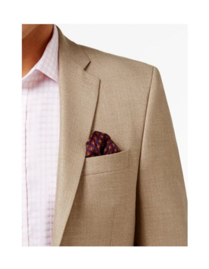 Mens Tan SportCoat - Beige Color Blazer - Summer Jacket