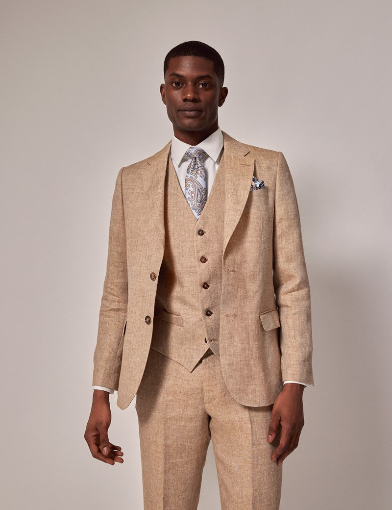 Mens Linen Suit For Beach Wedding