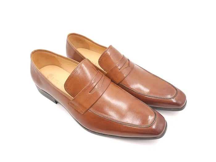 Carrucci Beveled Square Toe Penny Loafer