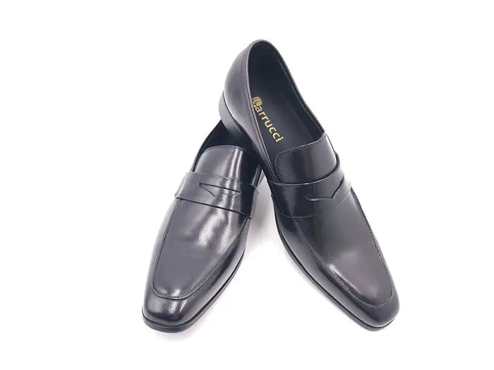 Carrucci Beveled Square Toe Penny Loafer