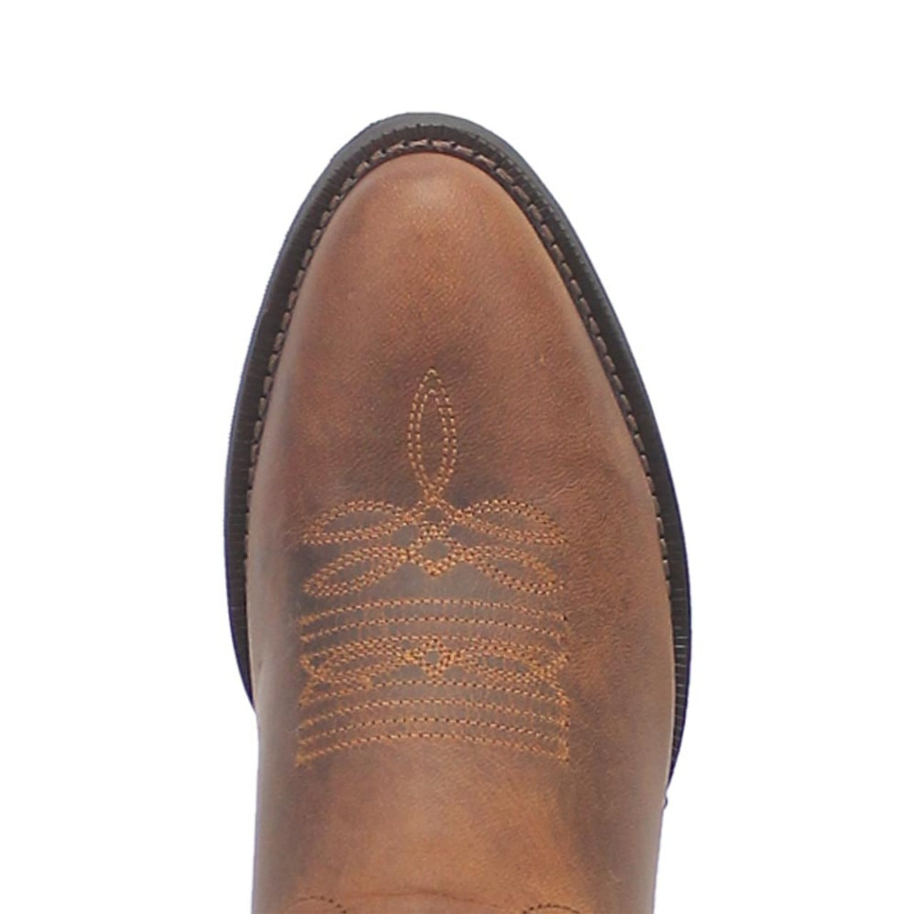 Laredo Birchwood Tan Leather Round Toe Boots for Men