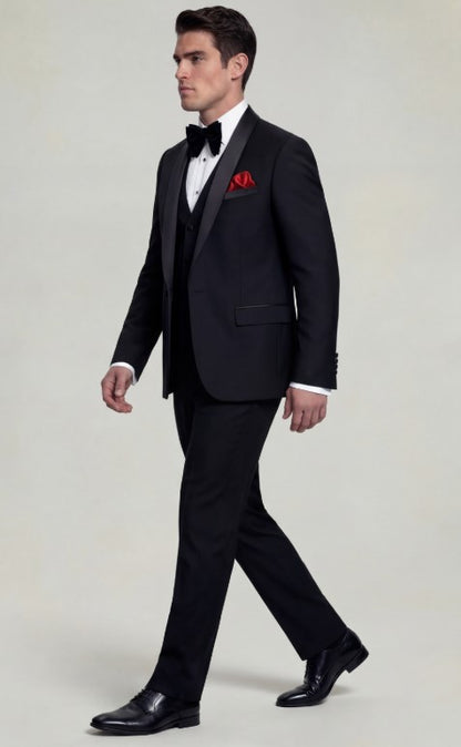 Classic Black Tuxedo – 3 Piece