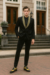 mens-black-and-gold-jacquard-tuxedo-blazer-luxury-shawl-collar-wedding-and-party-smoking-jacket