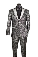 black-and-silver-floral-tuxedo-suit-for-men-luxury-two-piece-formal-suit-with-satin-lapel-and-bow-tie