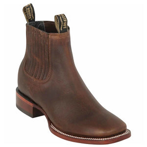 chinese dress ladies Chocolate Faux Leather Western Style Short Boots main image 0