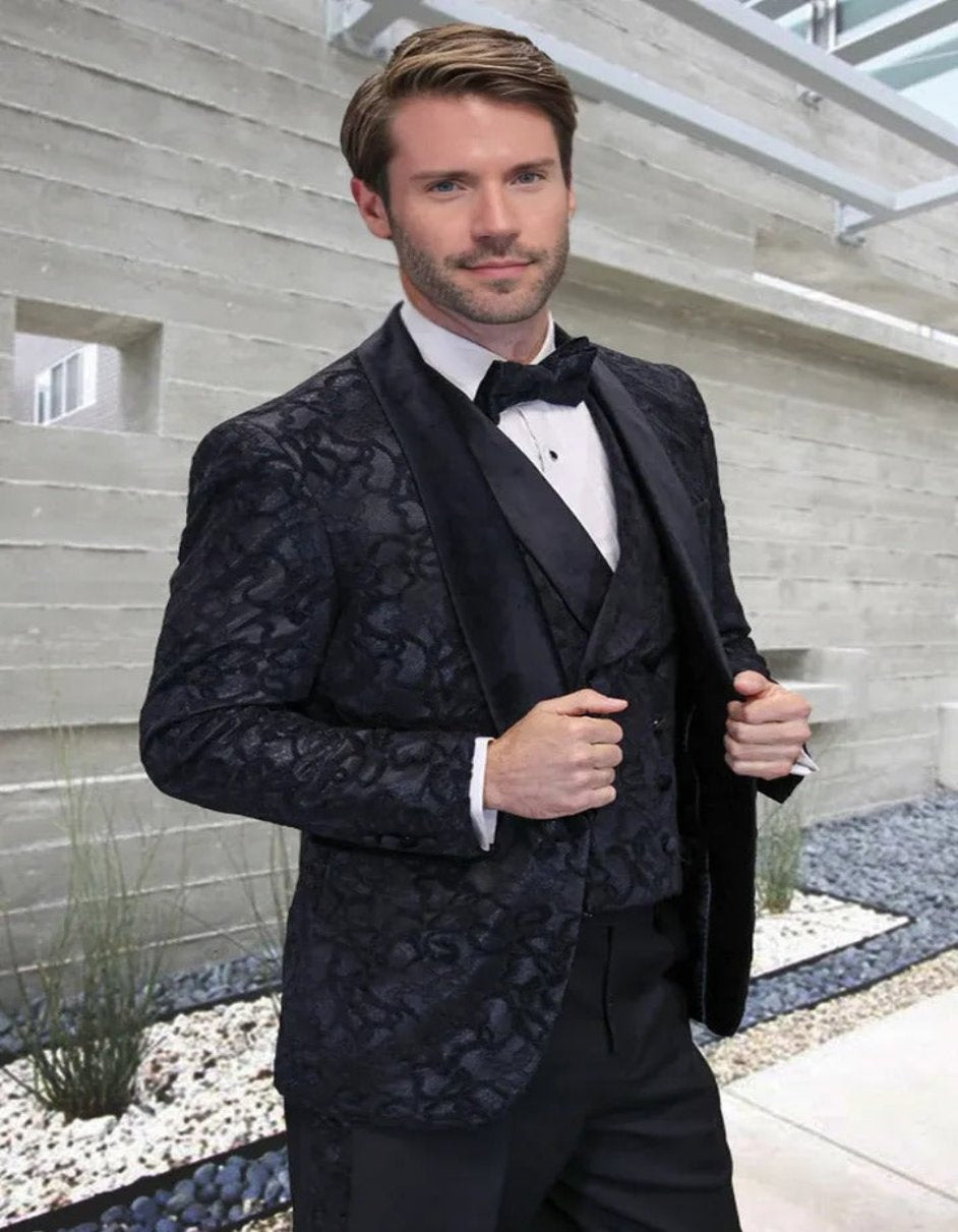 Double Breasted Tuxedo Jacket - Double Breasted Dinner Shawl lapel Jacket