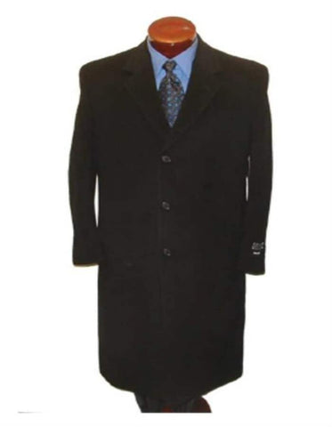 Mens Overcoat - Topcoat For Men - Winter Fabric - Heavy Overcoat - Mens Heavy Coco Brown Wool Topcoat - Men's Tuxedo USA