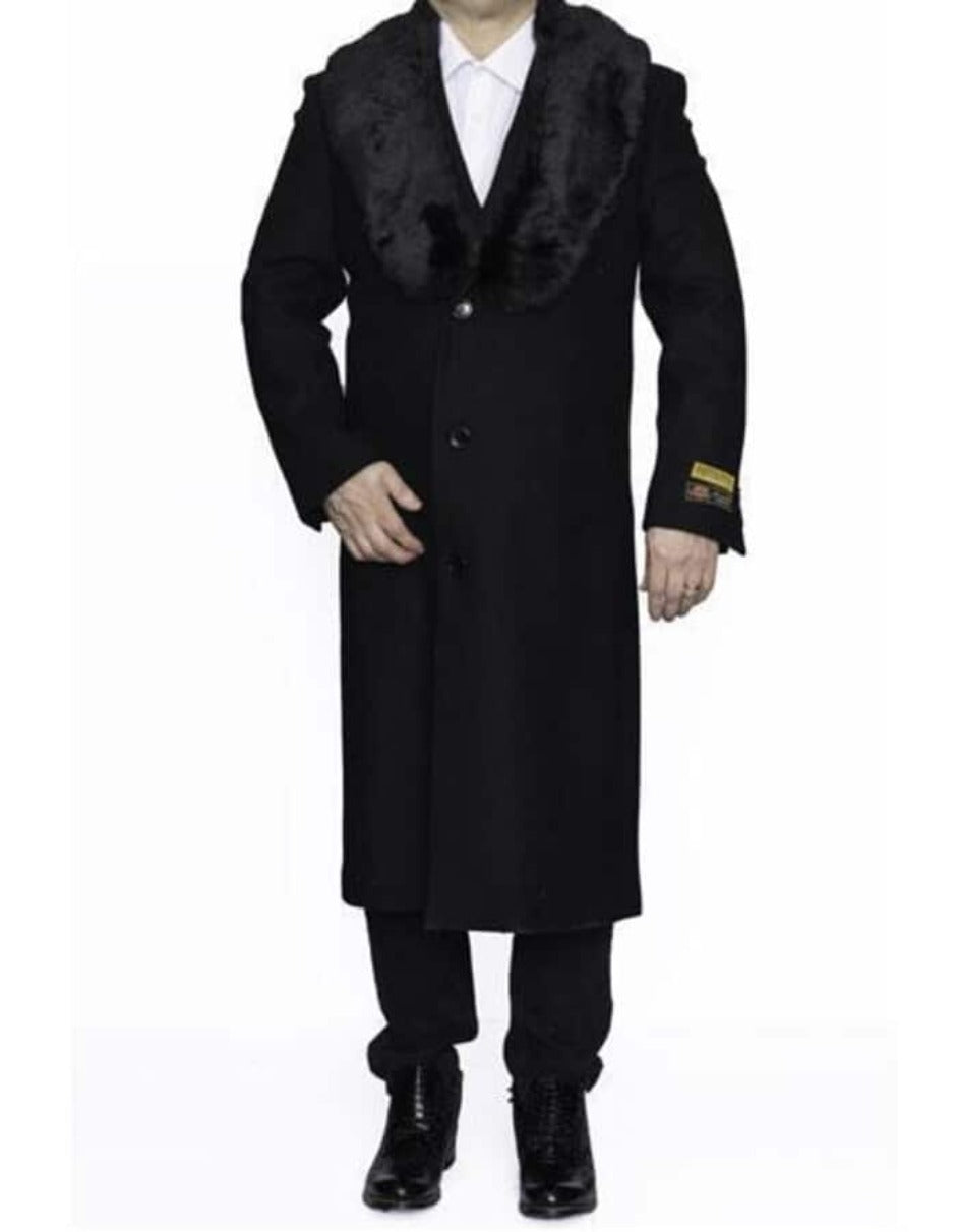 Coat Mens Overcoat Topcoat For Men Winter Fabric Three