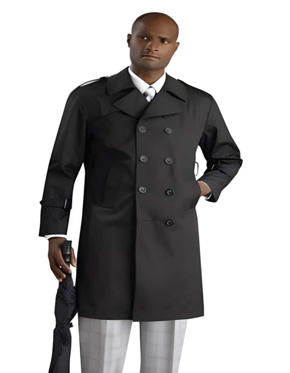 Mens Overcoat Topcoat For Men Winter Fabric men s Fully Lined Sl