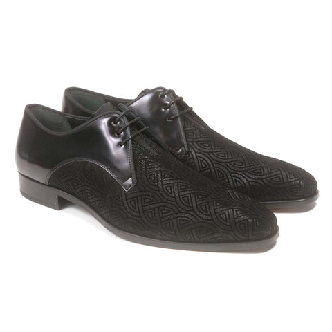 Men Black Tuxedo Center Gore Lace Slip On By Mezlan Made In Spain Brand