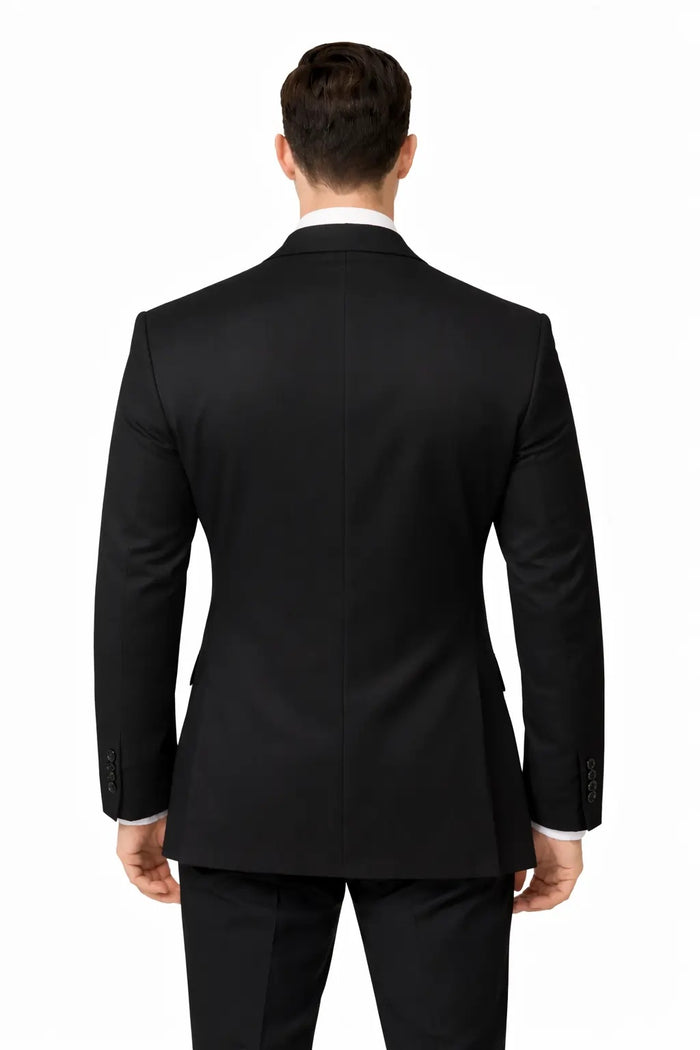 Unisex Black Blazer – Modern Formal Jacket for Office Business and Special Events