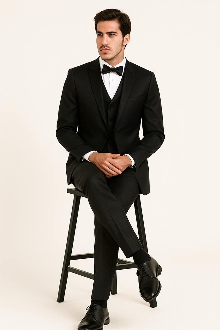 Black-tuxedo-set-wedding-prom