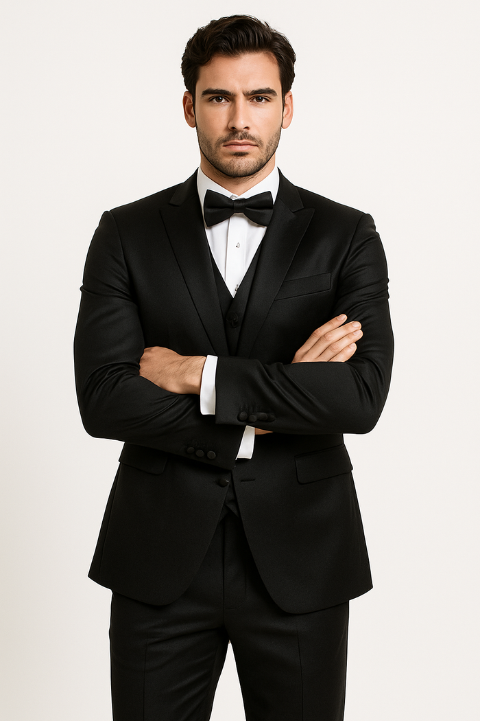 Black-tuxedo-set-wedding-prom