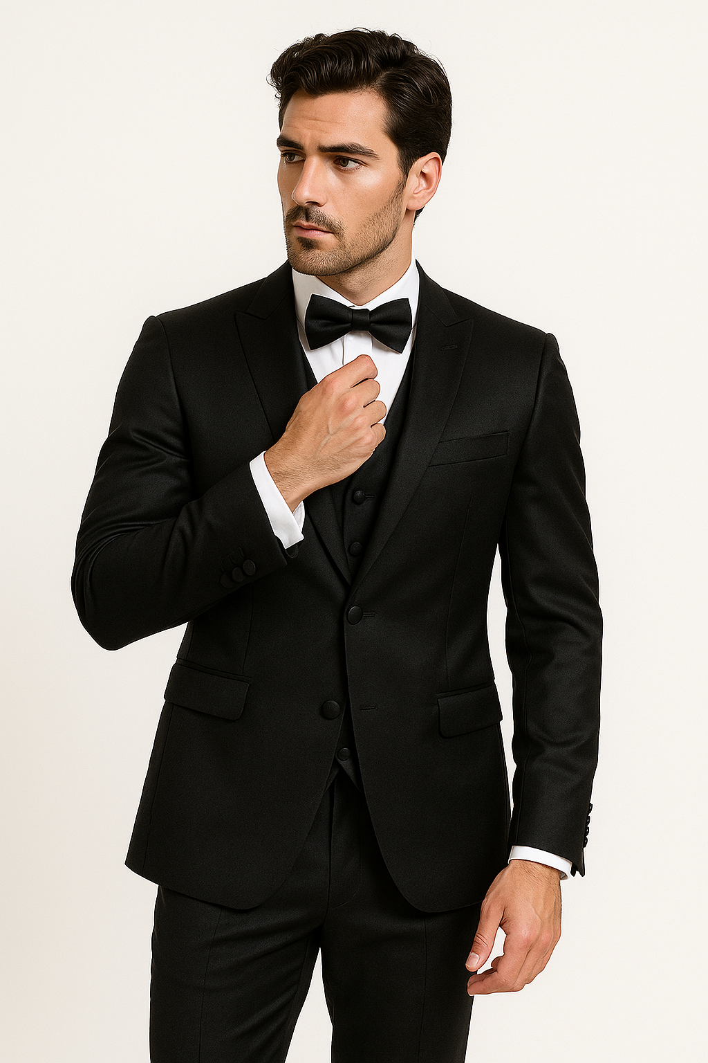 Black-tuxedo-set-wedding-prom
